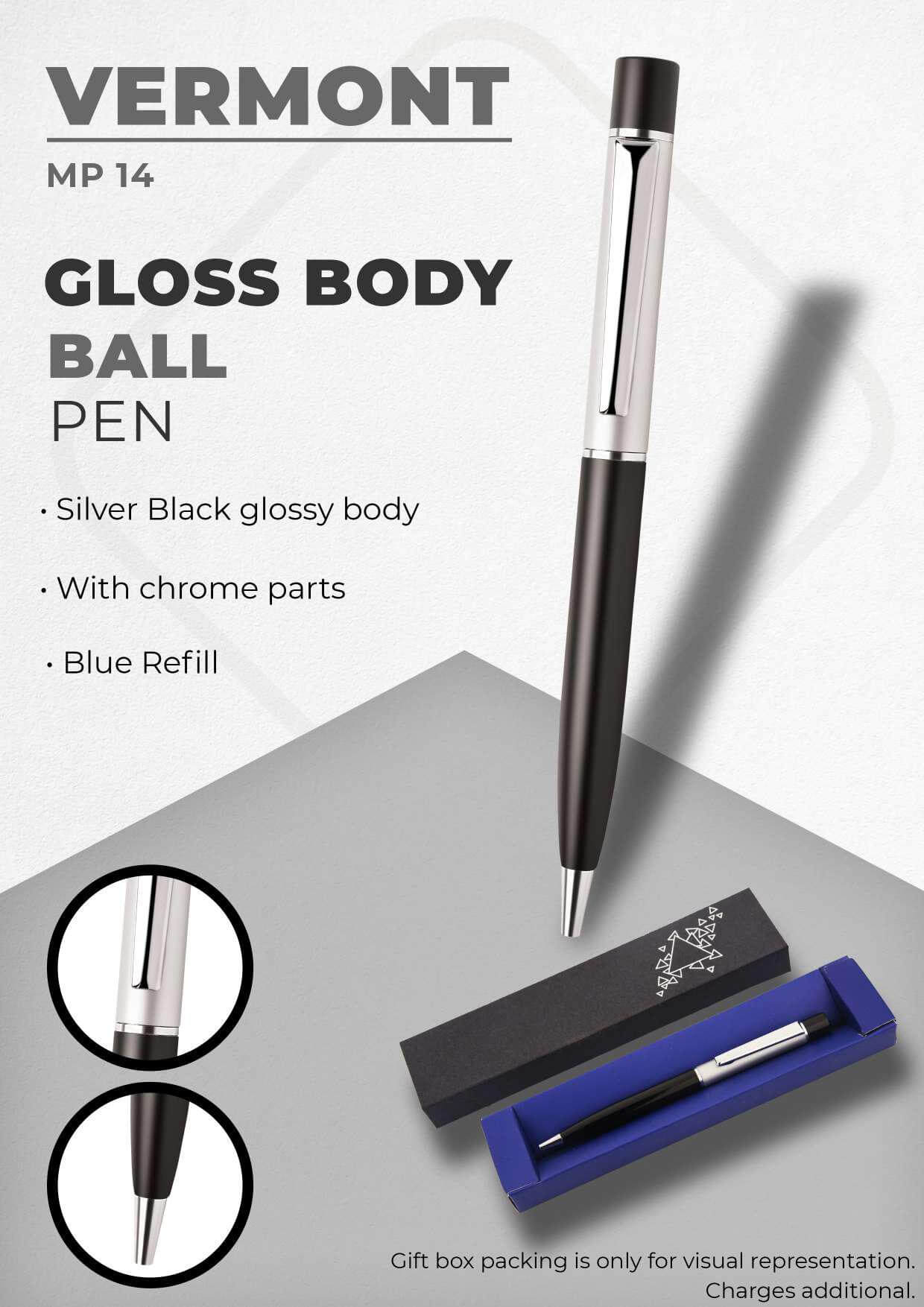 Glossy Body Ball Pen Vermont